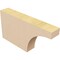 Ekena Millwork 2in. W x 6in. H x 12in. L Huntington Woodgrain TimberThane Rafter Tail, Primed Tan RFTUR02X06X12HUNRCPR - alternate 3
